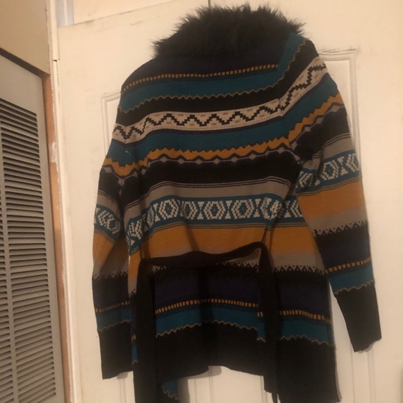southwestern sweater jacket - Picture 3 of 4
